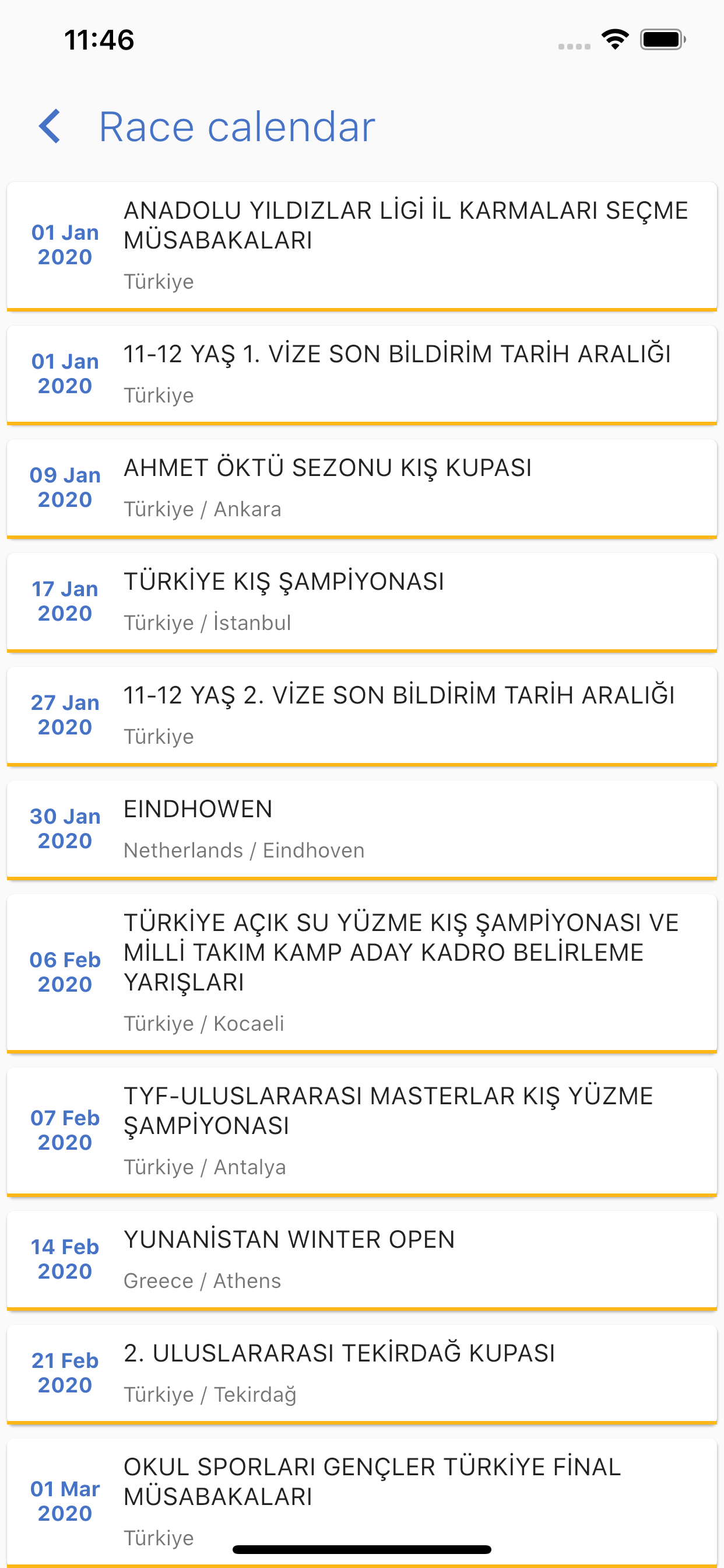 SwimmerApp screenshot 4