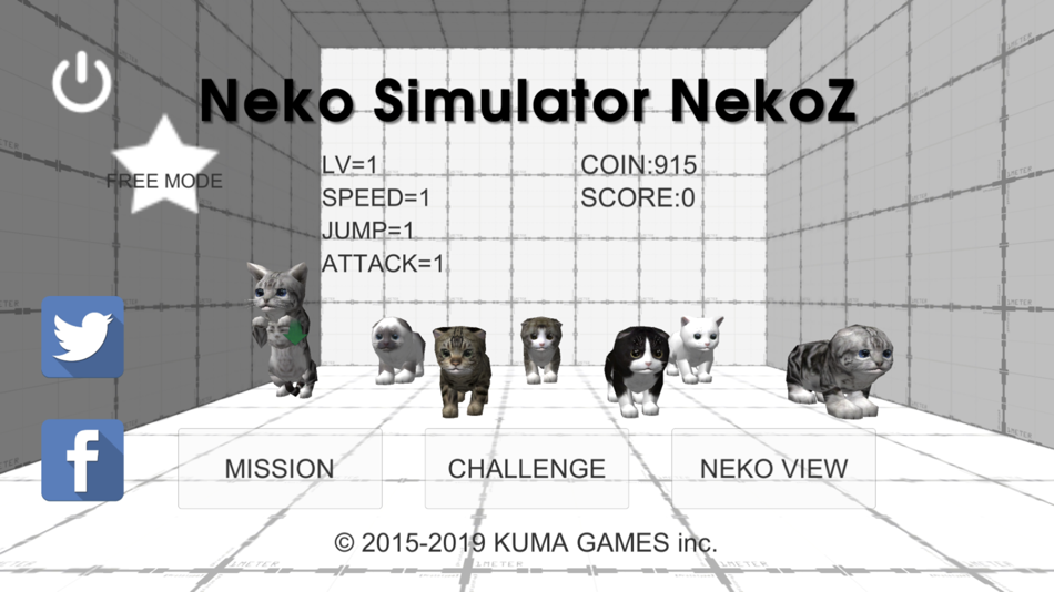 #1. Neko Simulator NekoZ (iOS) 由: tomoya sugikami