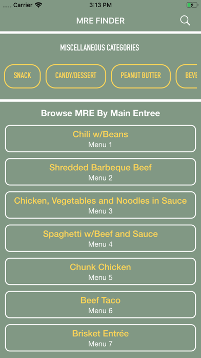 MRE App screenshot 2