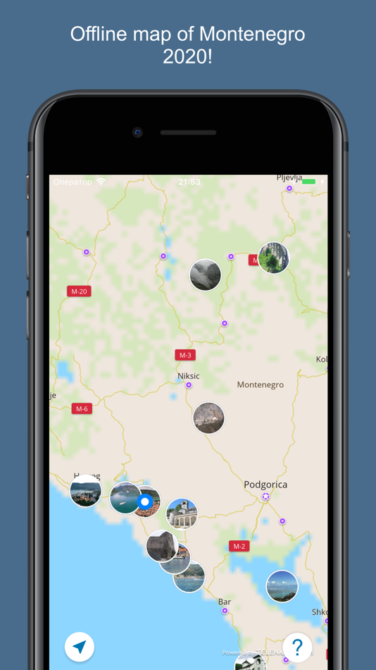 Montenegro 2020 — offline map - 2.0 - (iOS)