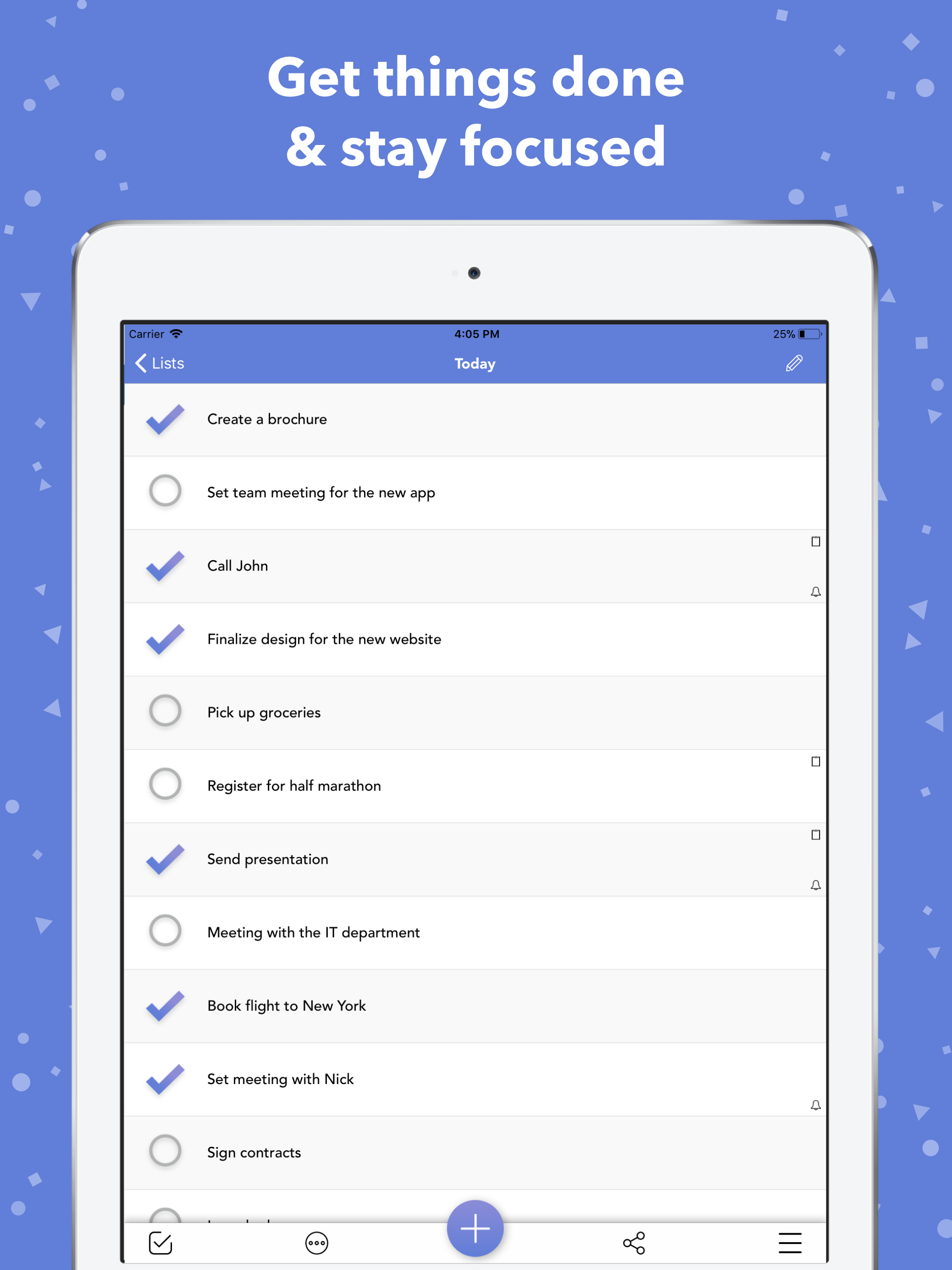Lists To-do