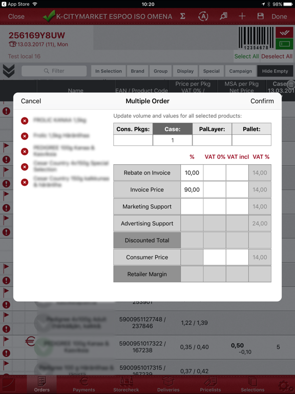 Screenshot #6 pour FieldForce ONE Order & Promo