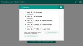Game screenshot Vocabulaire Maternelle apk