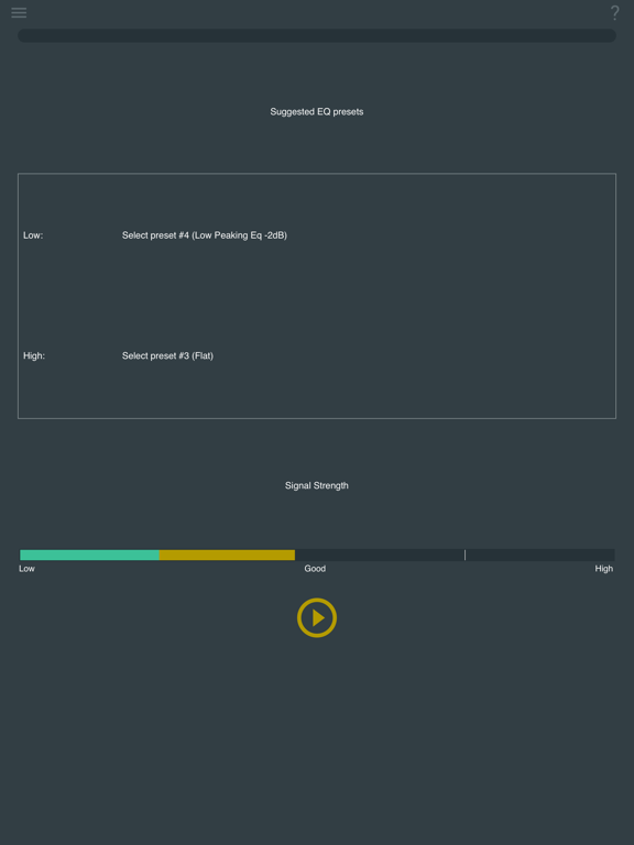 KRK Audio Tools iPad screenshot 7 - Music app