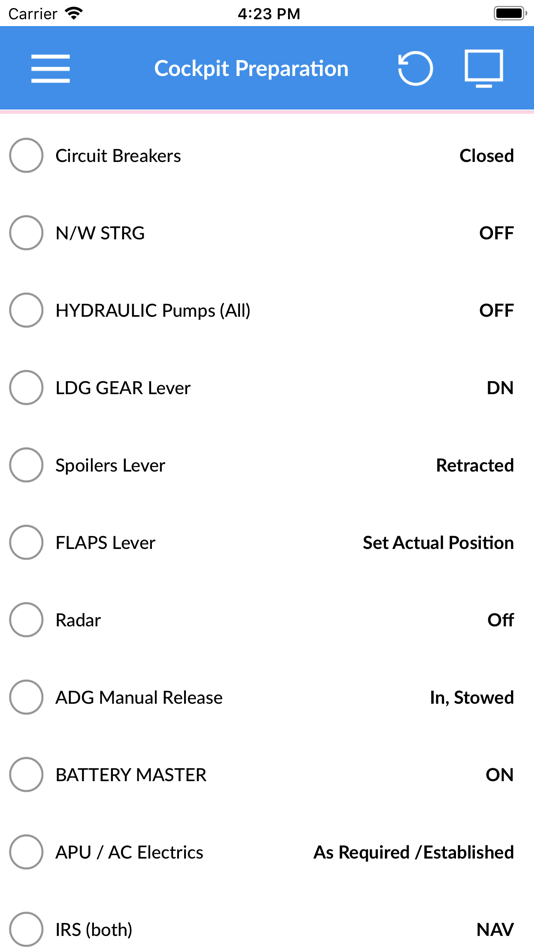#1. CRJ 200 Checklist (iOS) 由: Bhavinkumar Satashiya