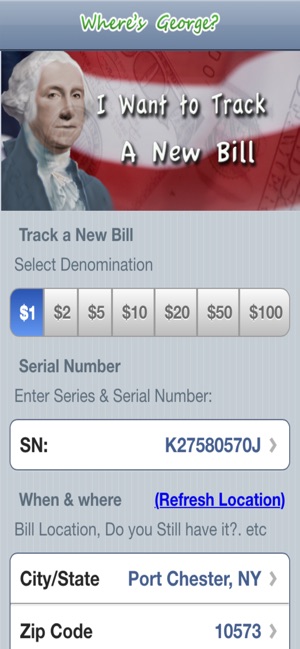 WheresGeorge Official App On AppGamer