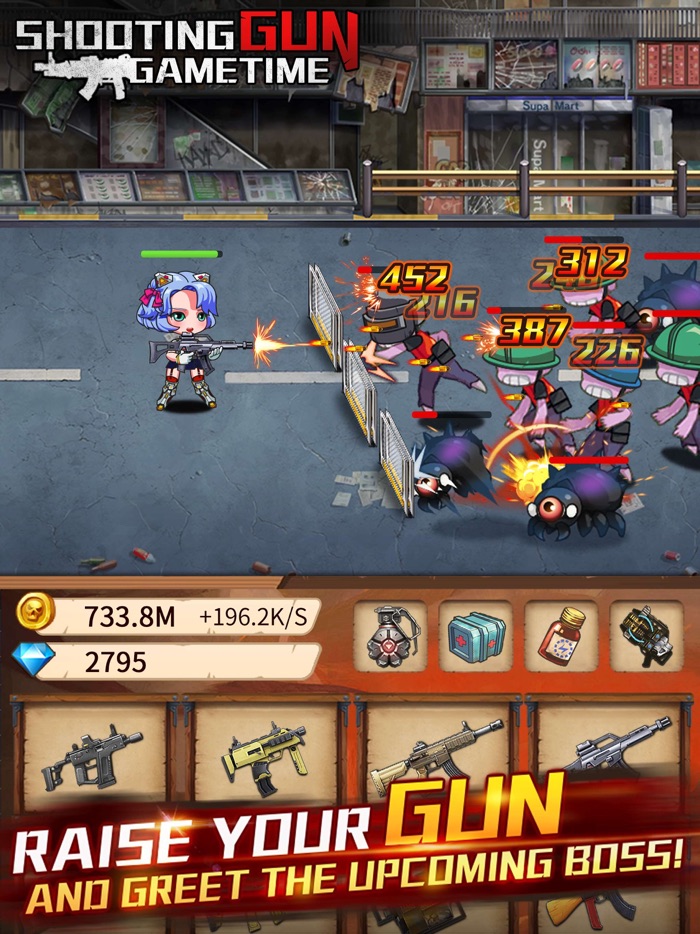 shooting gun gametime- idle