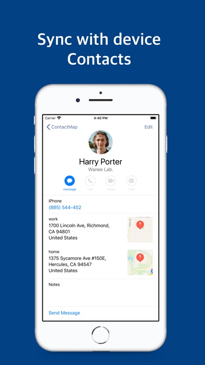 Contacts Map: territory manage screenshot-6