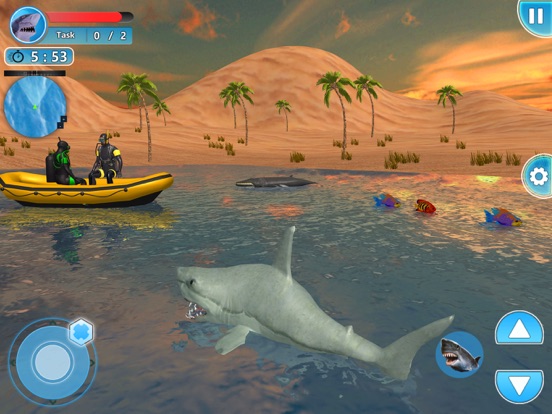 Scuba en Shark spel – Jacht iPad app afbeelding 6