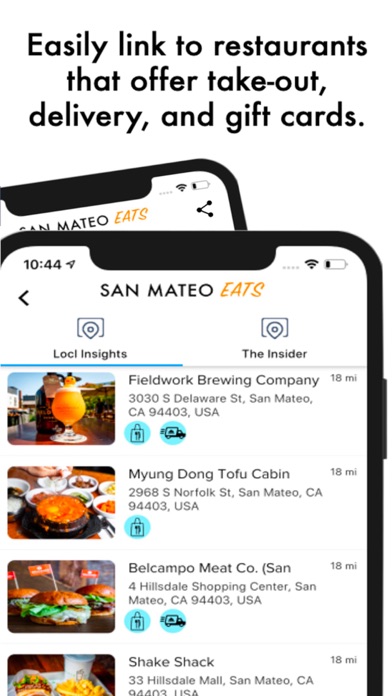 San Mateo Eats Screenshot 2 - AppWisp.com San Mateo Eats Screenshot 2 - AppWisp.com