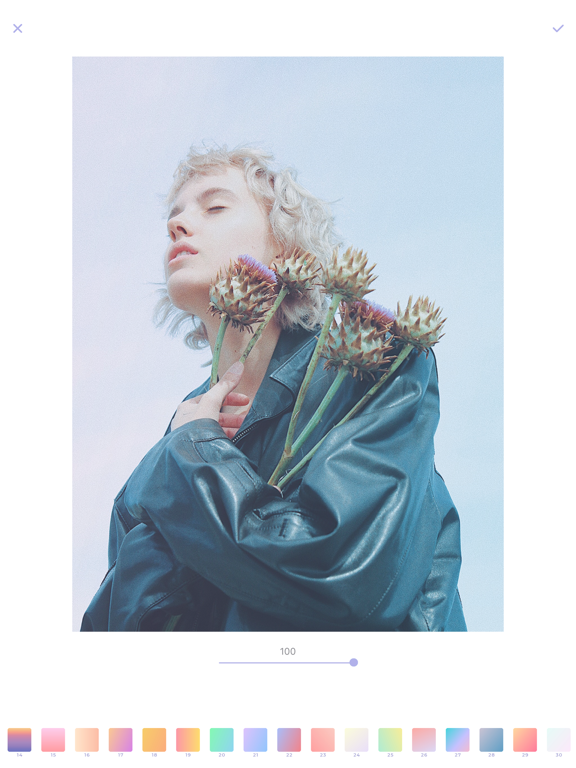 Minky's Color Gradient iPad screenshot 5 - Photo & Video app