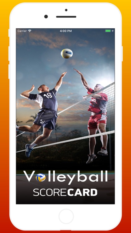 Volleyball Score Card