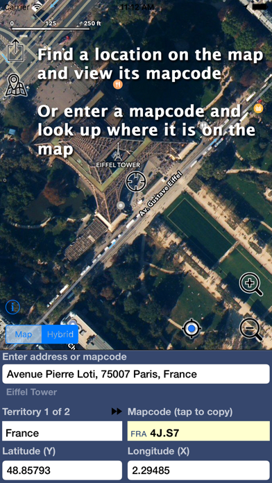 Screenshot #1 pour Mapcode Finder