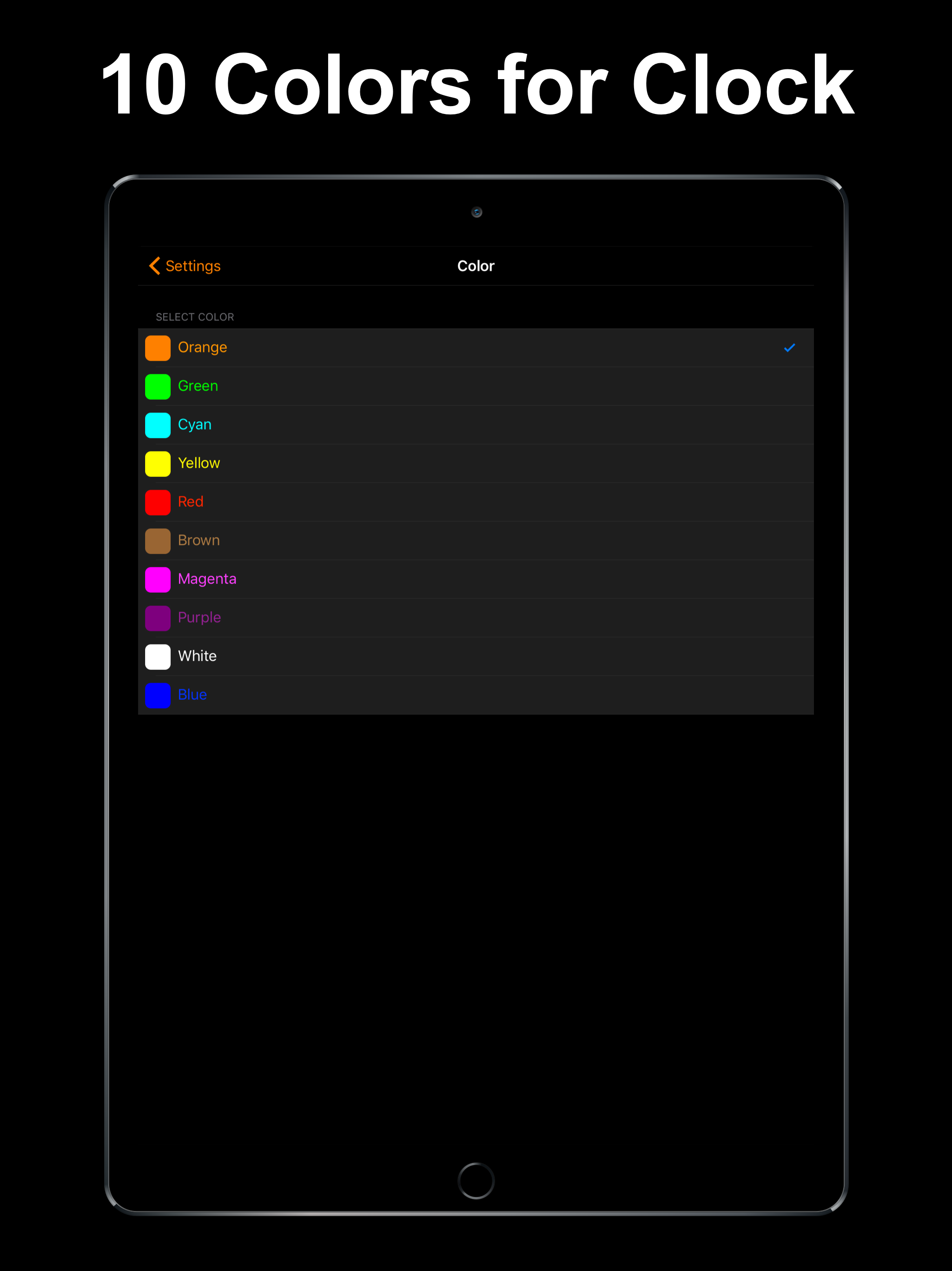 Table Clock with weather screenshot 5