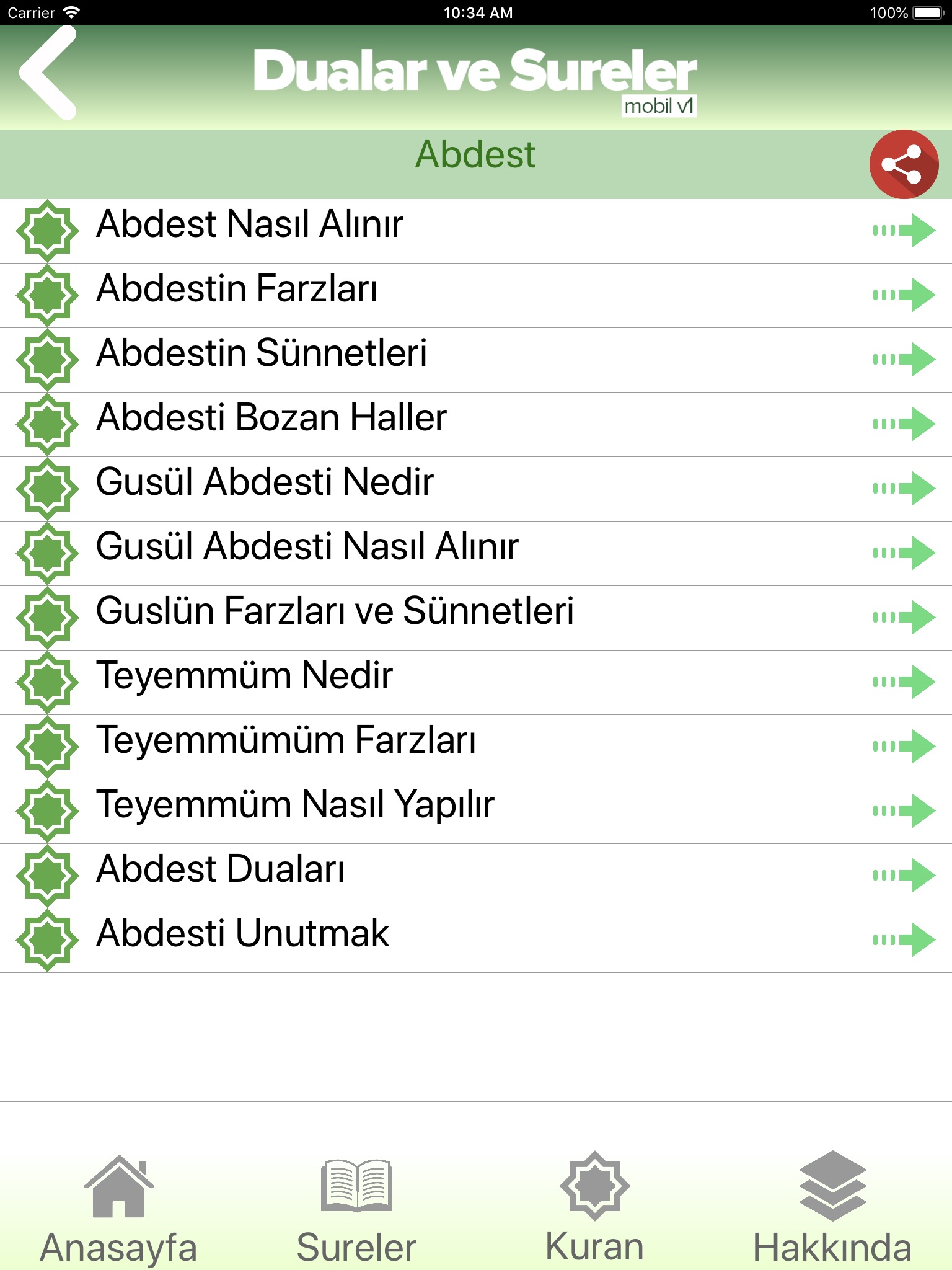 Dualar ve Sureler - Elifba screenshot 3