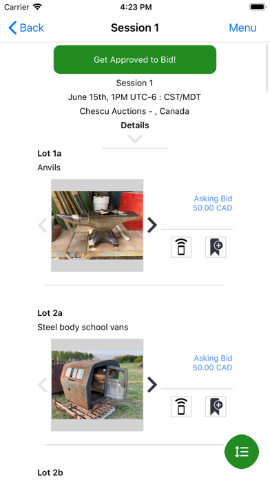 Screenshot #2 pour Chescu Auctions