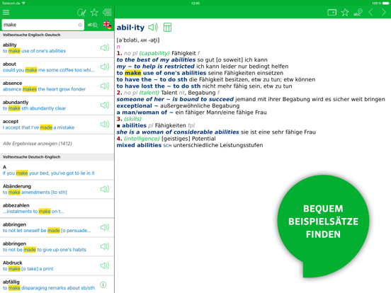 Screenshot #5 pour Wörterbuch Englisch PONS