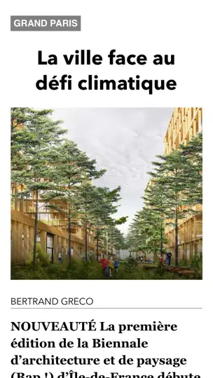 Capture d'écran de L’ancienne App Du JDD sur iPhone 6