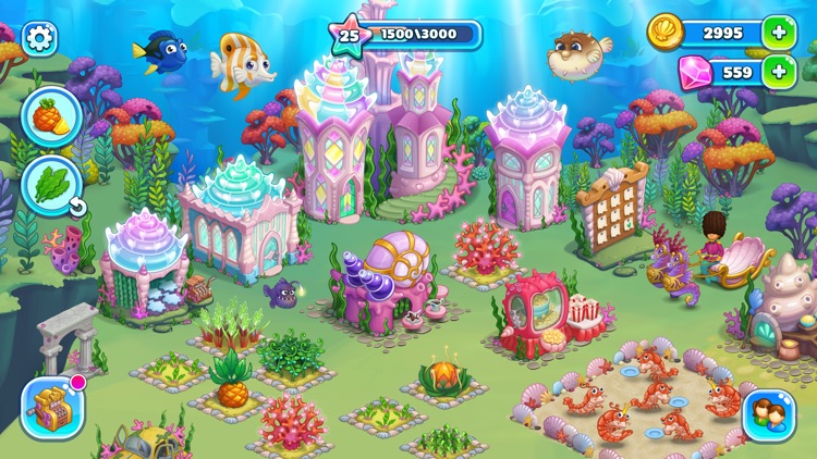 Aquarium Farm: mermaid story screenshot-5
