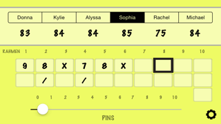 Bowling Score Calculator Bildschirmfoto #4