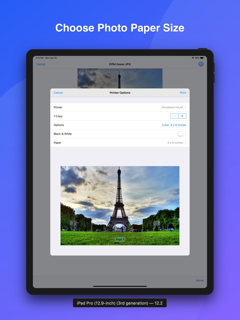 iPad screenshot