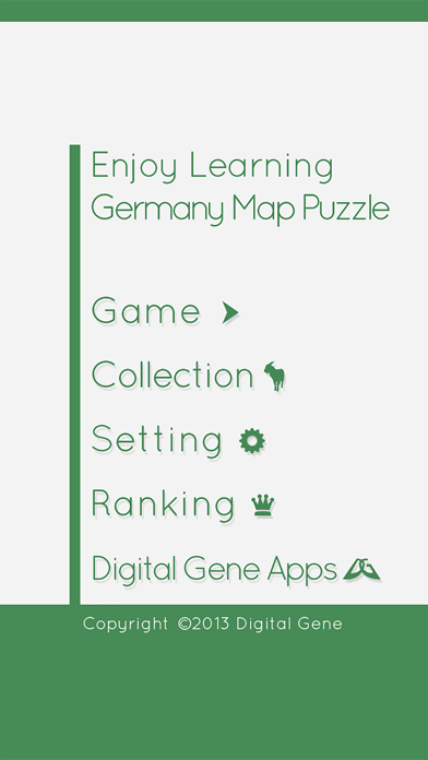 Germany Map Puzzle Screenshot