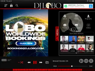 Captura de Pantalla 1 DJ Lobo iphone