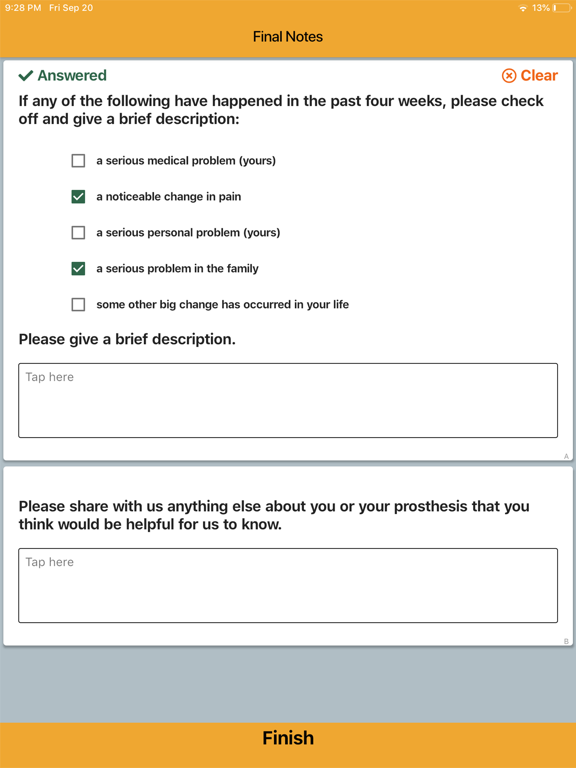 PEQ Mobile iPad screenshot 5 - Medical app