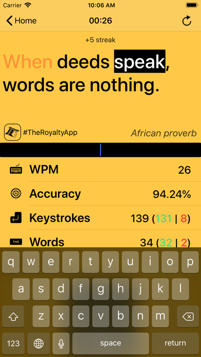 How to cancel & delete Royalty - Pro Typing Practice from iphone & ipad 1