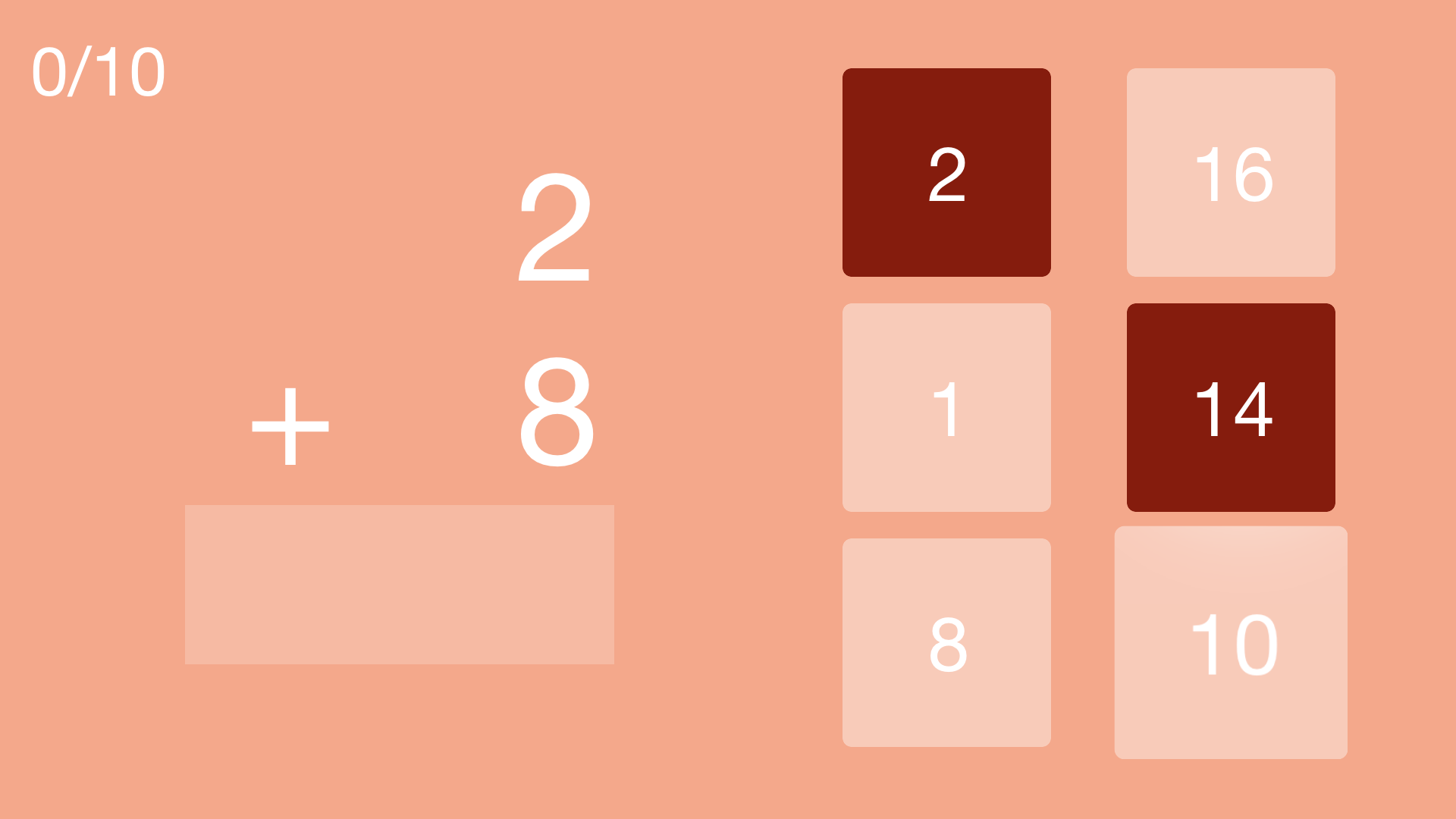 Math Flash Cards for TV screenshot 4