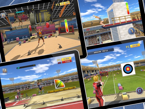 Athletics 2 Summer Sports Lite iPad app afbeelding 3