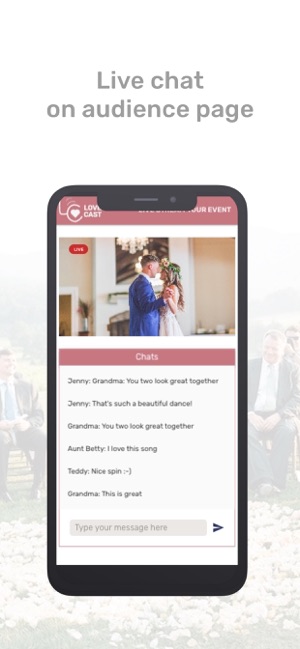 Lovecast - Wedding Livestream(圖5)-速報App