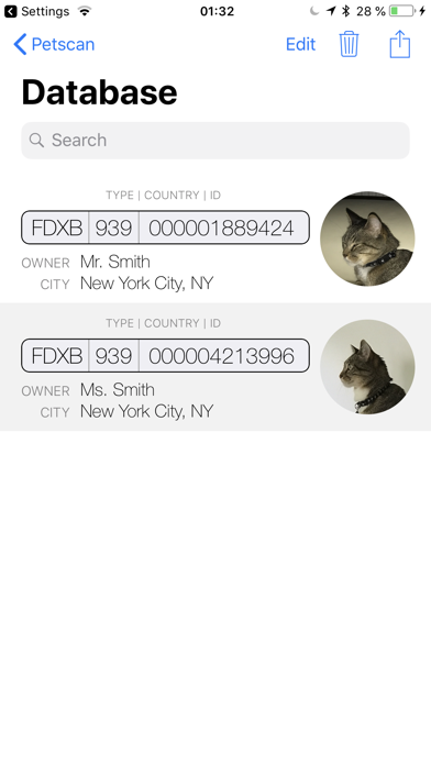 PetScan Screenshot
