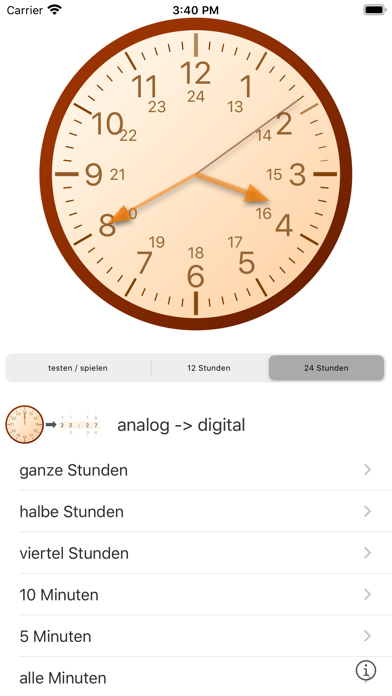 Screenshot #2 pour Uhrzeit