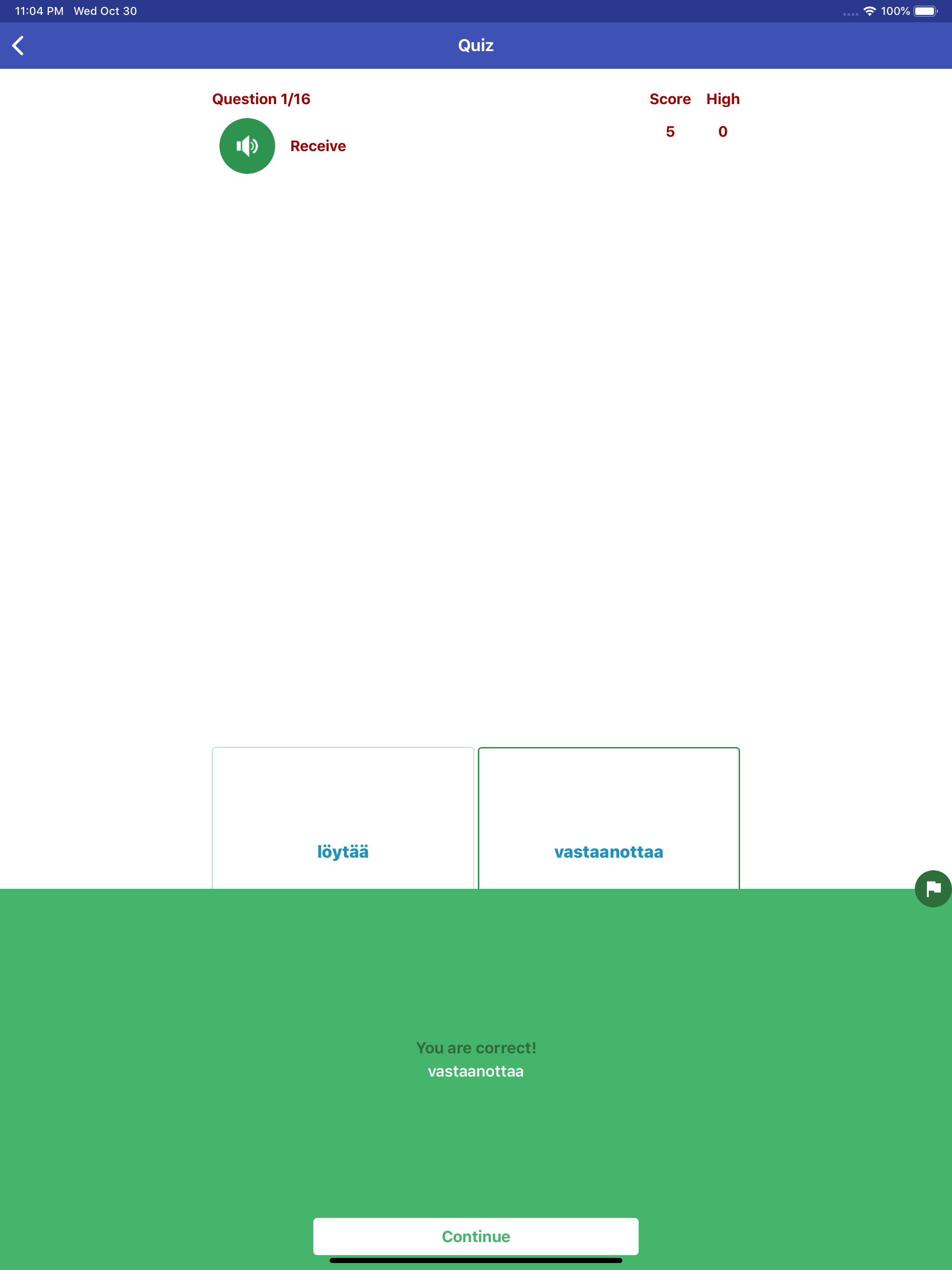 Learn Finnish Daily screenshot 15