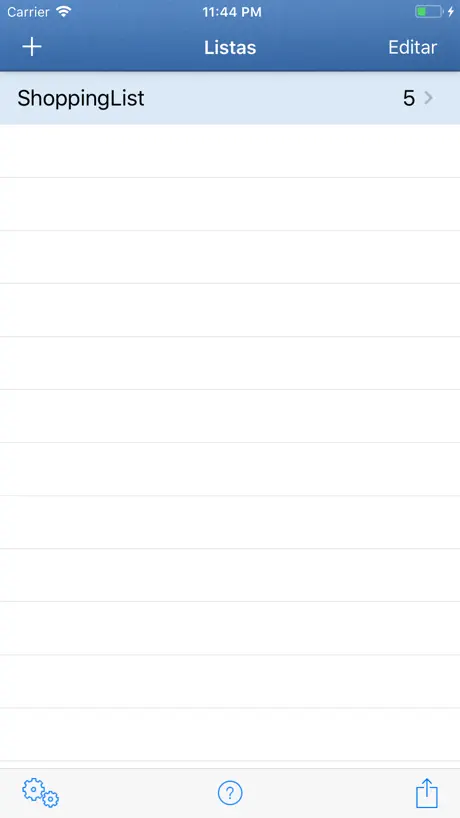 ShoppingList (Lista compra)