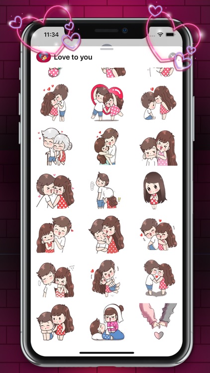 Animated Love Stickers Packs screenshot-5