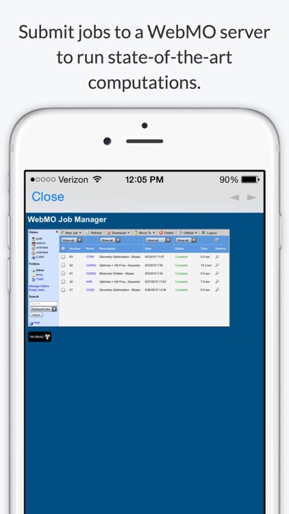 WebMO Molecule Editor screenshot-4