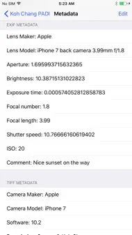 PhotoNotes - Metadata Editor iphone bilder 3