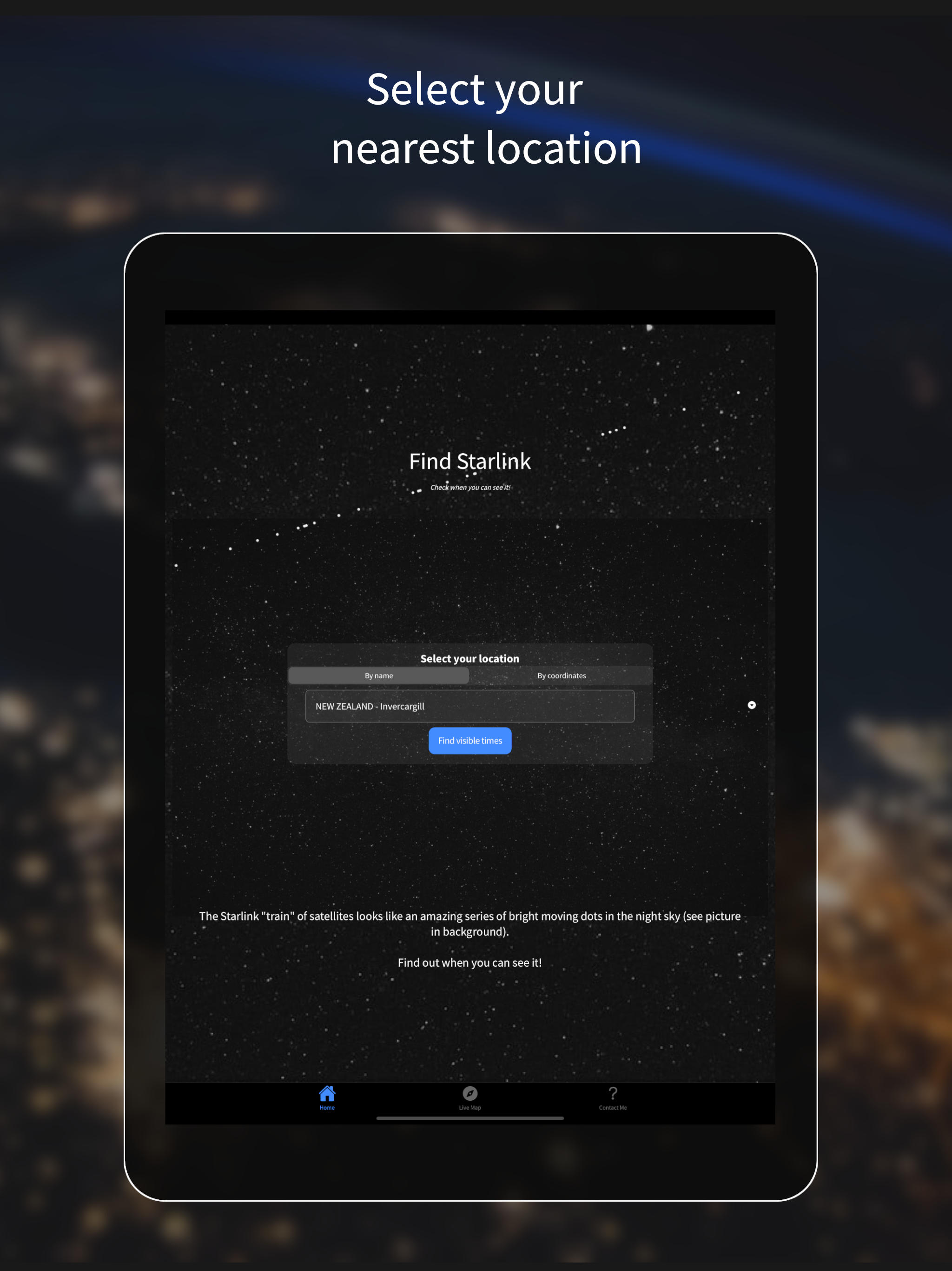 Find Starlink Satellites screenshot 5