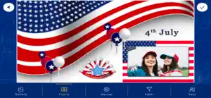 4th of July Photo Frames - USA screenshot #3 for iPhone