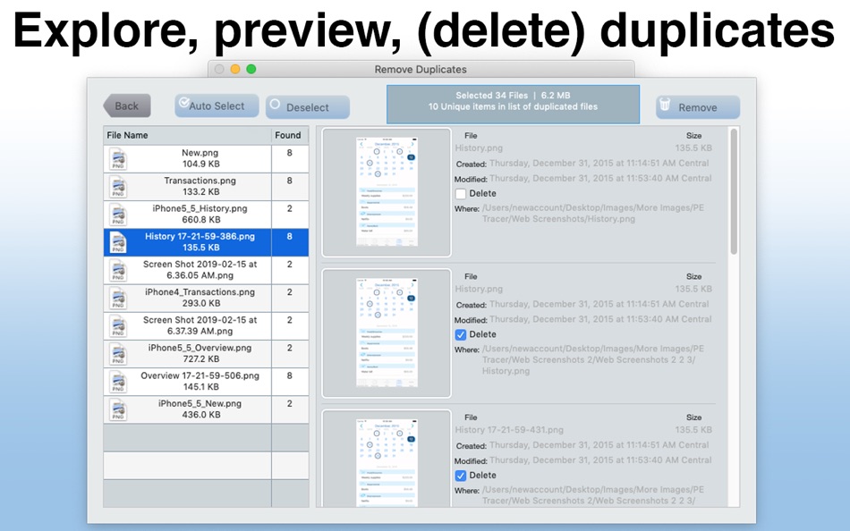 #4. Remove Duplicates (macOS) 由: Computer Services Y Mas LLC