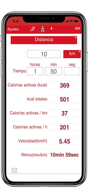 Calorías quemadas por correr en App Store
