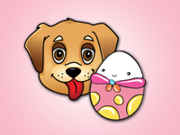 Egg Loving Dogs Emoji