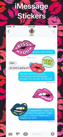 Game screenshot Sexy Lips Flirting Stickers hack