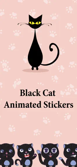 Game screenshot Animated Black Catmoji GIF mod apk