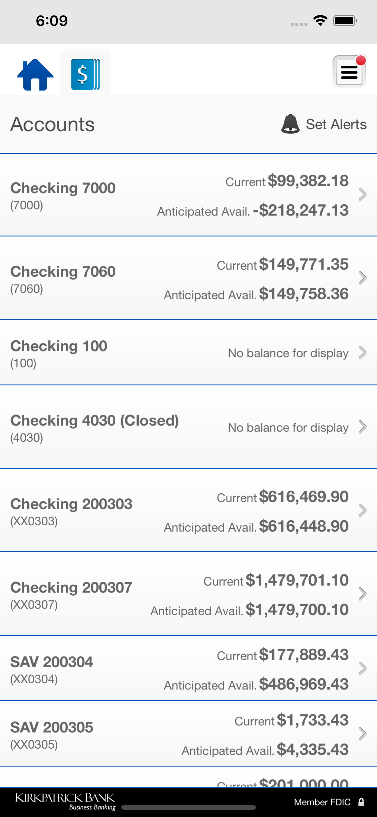 Kirkpatrick Bank Business screenshot 4