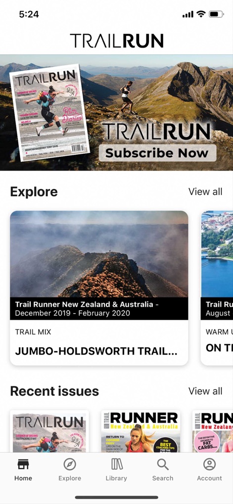 Trail Run - Health & Fitness App | MWM