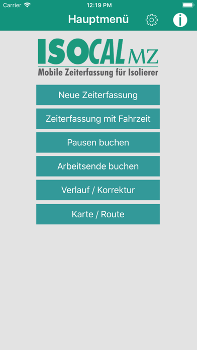 ISOCAL MZ — Screenshot 1