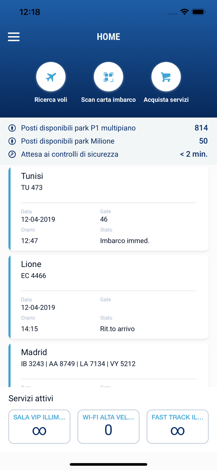 Milione Club Venice Airport